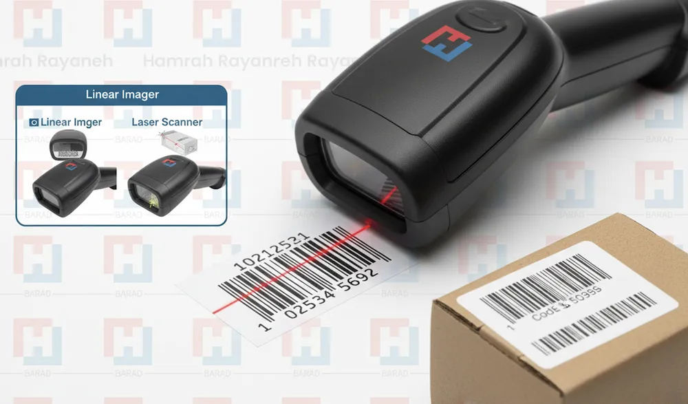 تصویر اسکنرهای تصویربرداری خطی (Linear Imager) و اسکنرهای لیزری